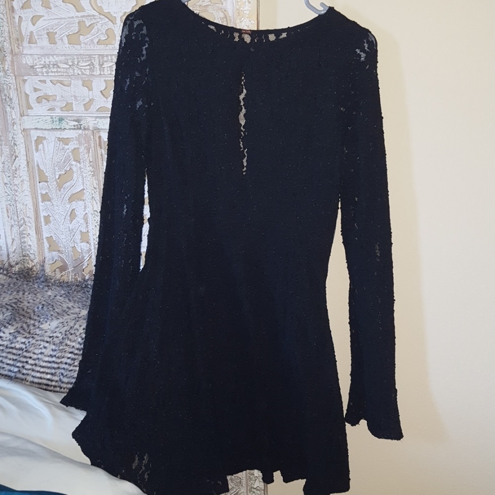 Free People black lace dress